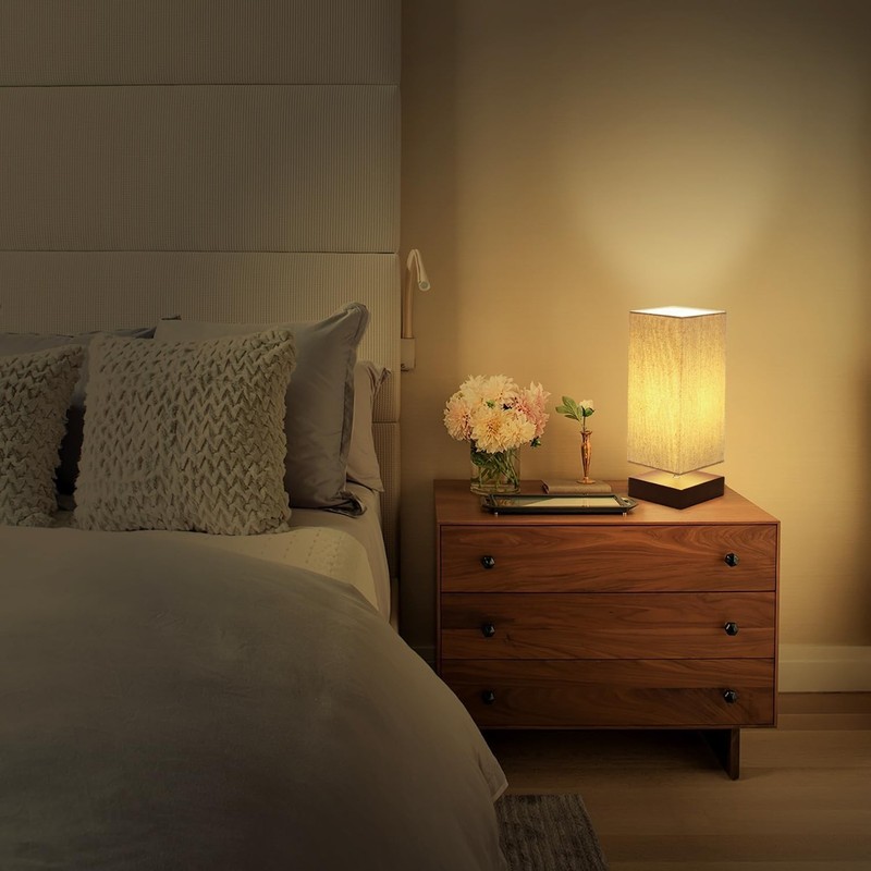 Touch Control Table Lamp Bedside 3 Way Dimmable Touch Desk Lamp Modern Nightstan gallery