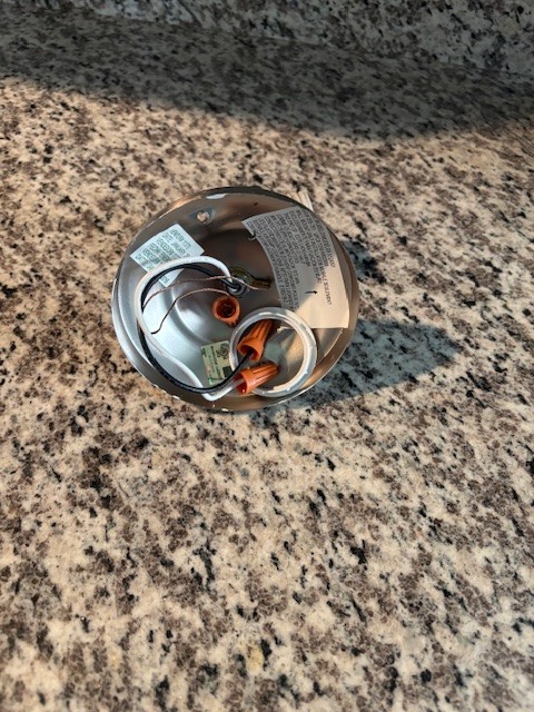 Silver tone wall sconce - REDUCED! Can be positioned facing up or down gallery