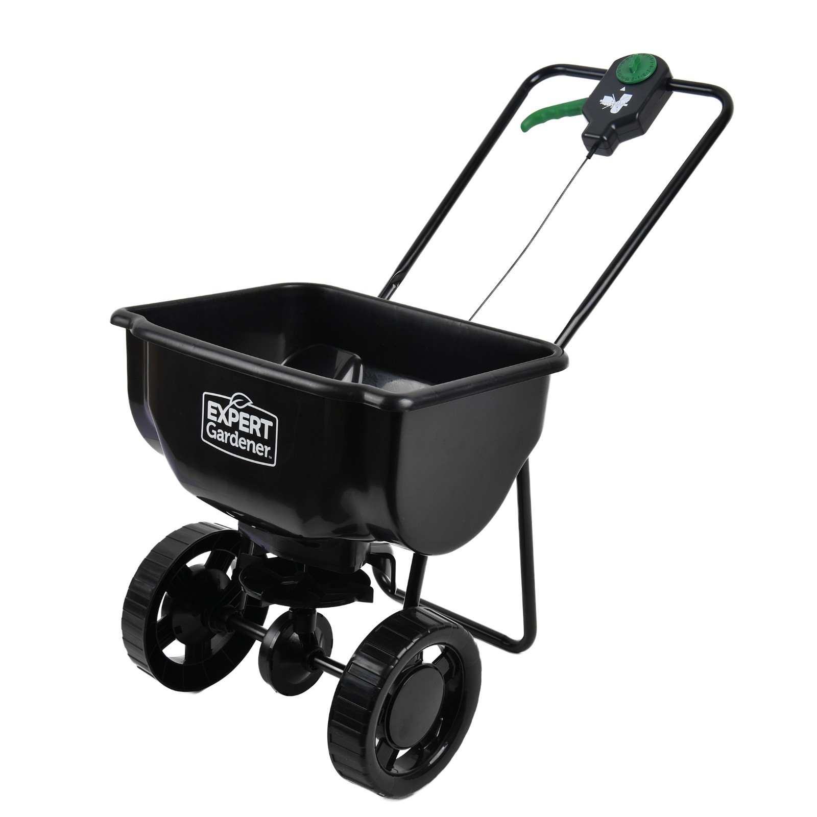 66 lb Broadcast Spreader Steel Frame for Seed Fertilizer Salt & Ice Melt gallery