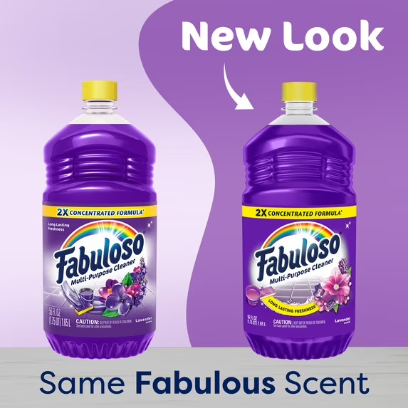 Fabuloso Multi-purpose Cleaner 2x Concentrated | Lavender | 56 Oz 2 Pack gallery
