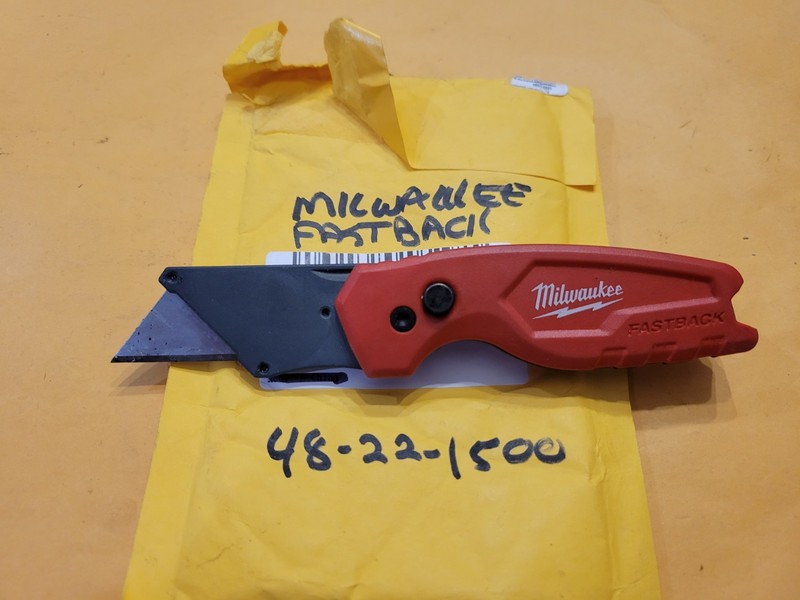 MILWAUKEE FASTBACK FOLDING KNIFE MODEL # 48-22 1540 gallery