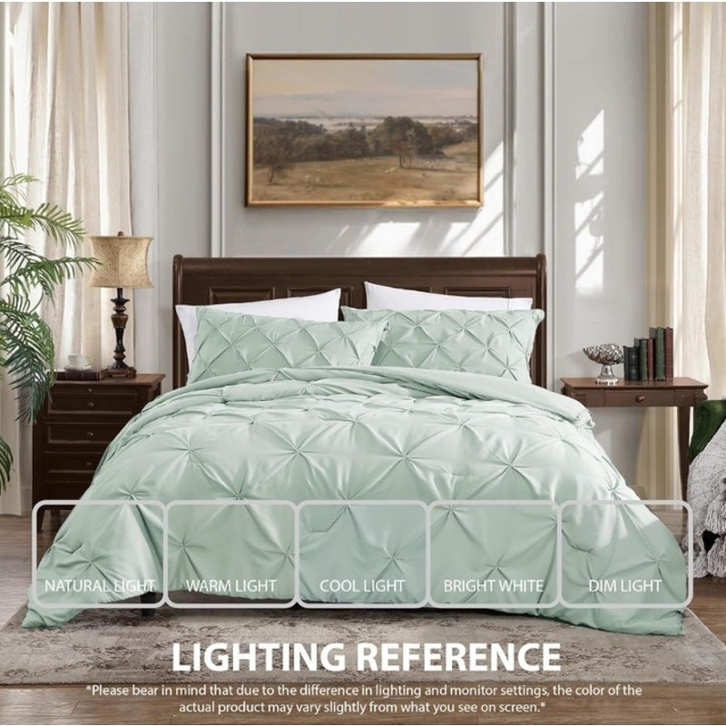 Cathay Home Inc. Premium Collection Pintuck 3-Pc. Comforter Set, Full/Queen gallery