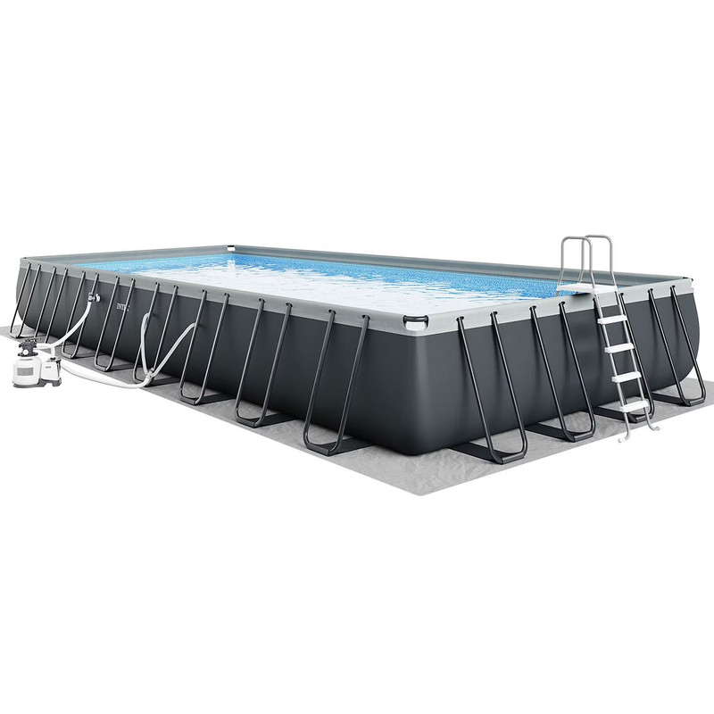 Intex Ultra XTR Rectangular L 32' x W 16' x H 52" Above Ground Swimming Pool gallery