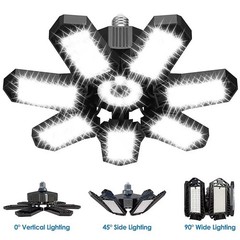 250000LM Deformable Garage Light E26/E27 Screw In Ceiling LED Work Shop HR
