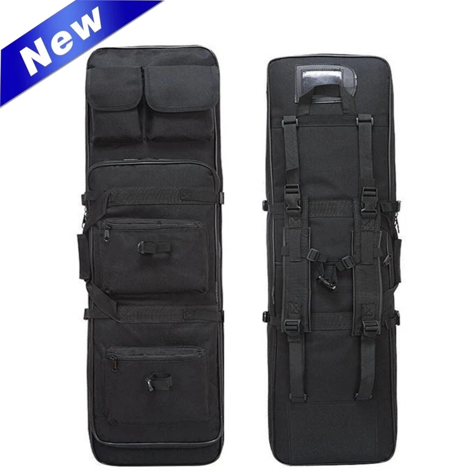 45" Tactical Rifle Bag Carbine Range Gun Padded Soft Carry Case Backpack gallery