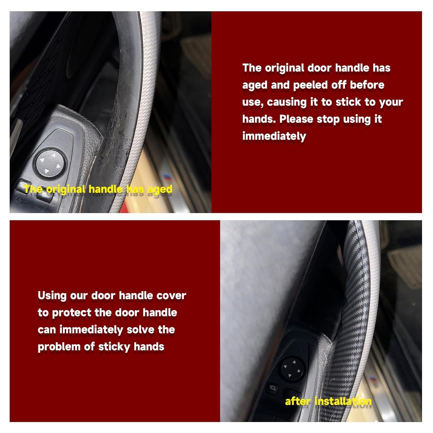 BMW 3 4 Series Interior Door Handle Cover Trim F30 F32 F33 F36 2012-2019 gallery