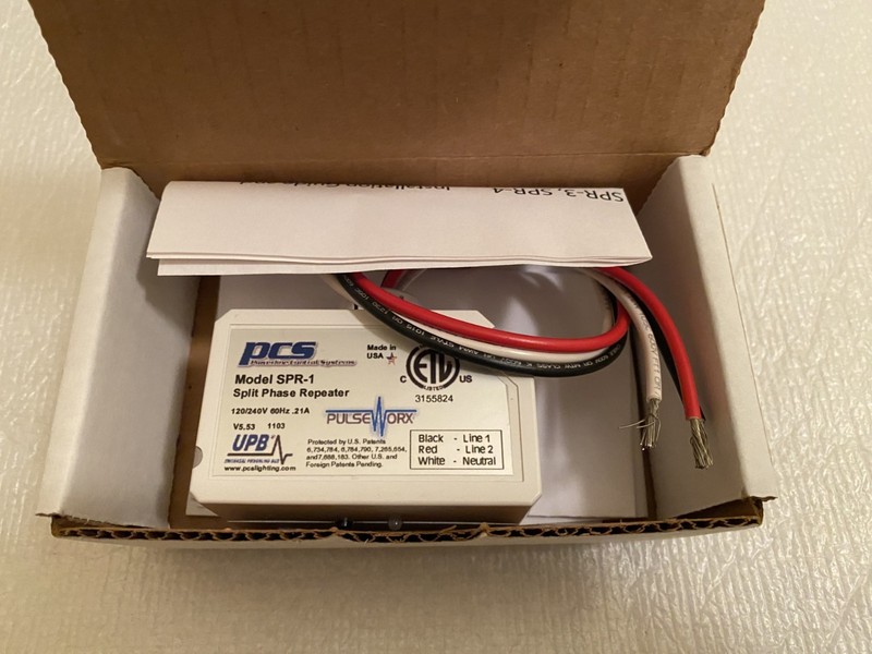 PCS PulseWorx UPB Wire-In Split Phase Repeater SPR-1 gallery