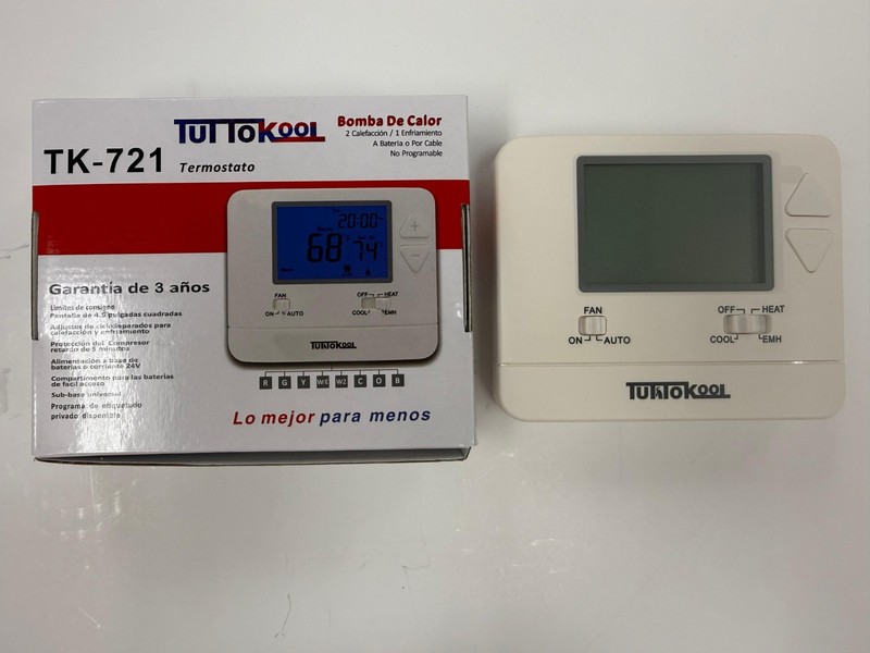 TuttoKOOL TK-721 non-programmable heat pump thermostat. gallery