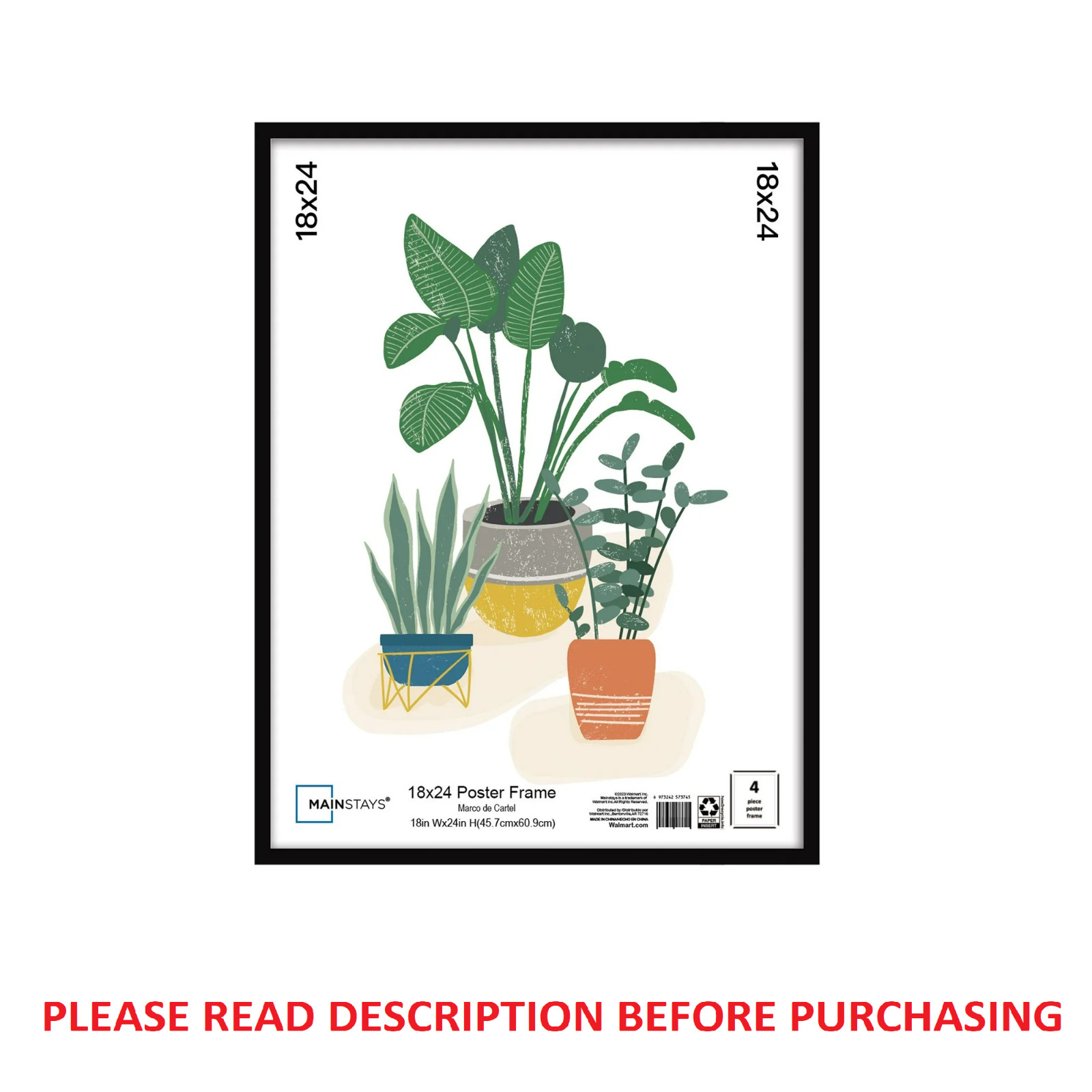 18x24 Basic Black Poster Frame gallery