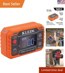 Digital Level and Angle Gauge Measure Set Angles LED Alert 0 180 Deg