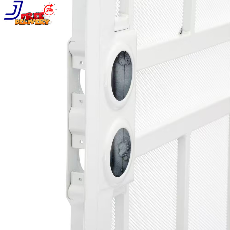 36 In. X 80 In. Universal/Reversible Arcada White Surface Mount Outswing Steel gallery