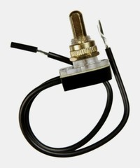 Jandorf Lighting Lamp PUSH BUTTON SWITCH 1 pk Brass Single Pole On/Off 61224 NEW