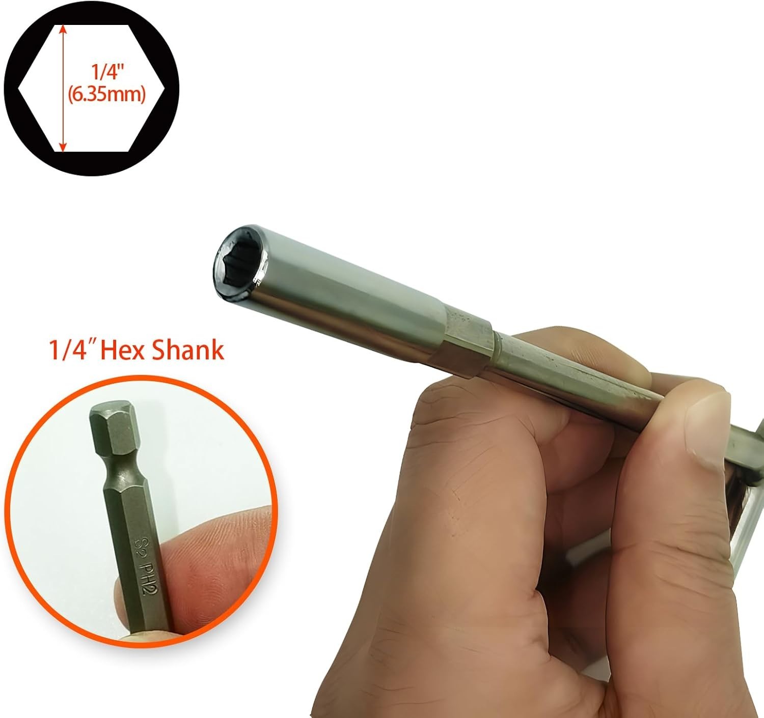 T-Handle Wrench & JIS Screwdriver Set - Includes 6 Silver White, Gray gallery