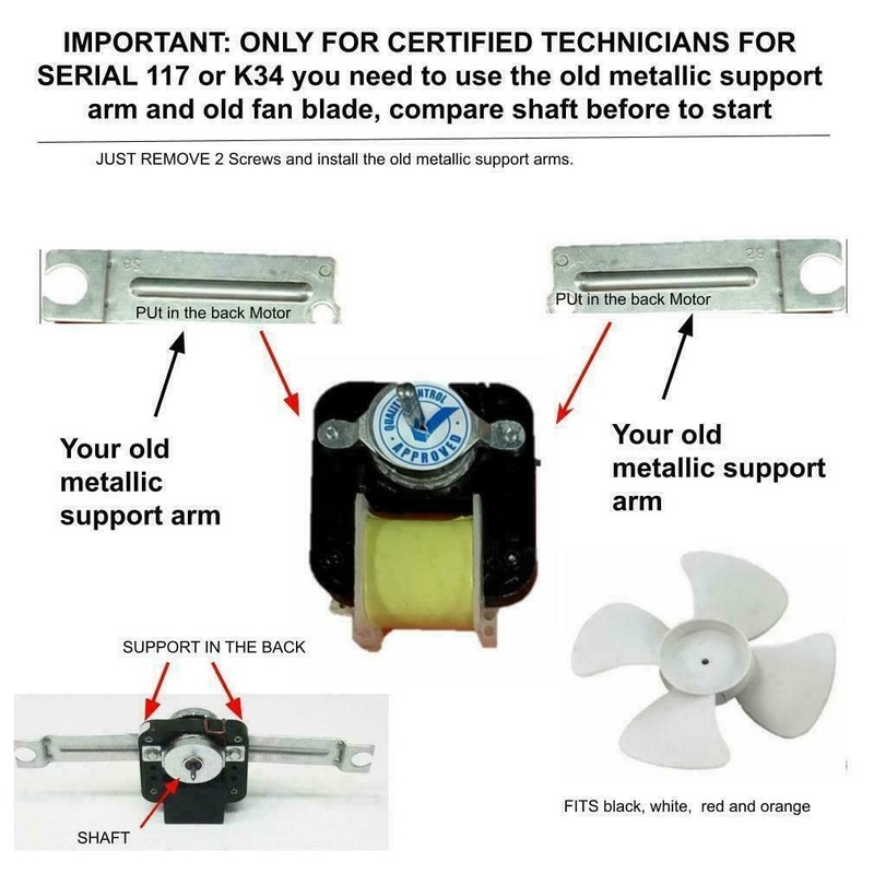 Evaporator Fan Motor Replacement for 2163766 2176298 2183448 2183833 2200546 220 gallery