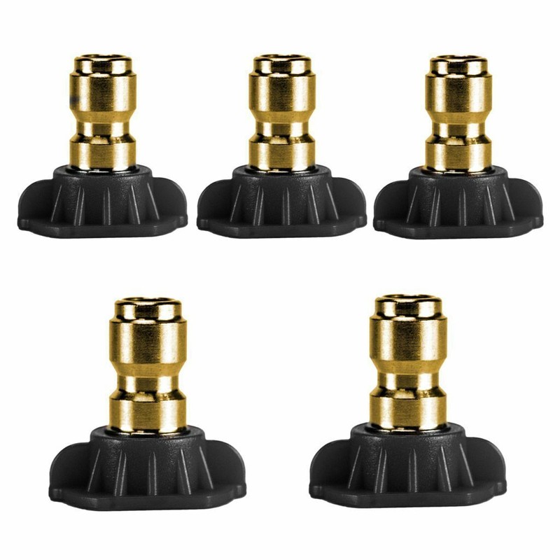 1-5Pcs Pressure Washer Spray Nozzle Tips 1/4 Quick Connect Design 2.5-4.0 GPM US gallery