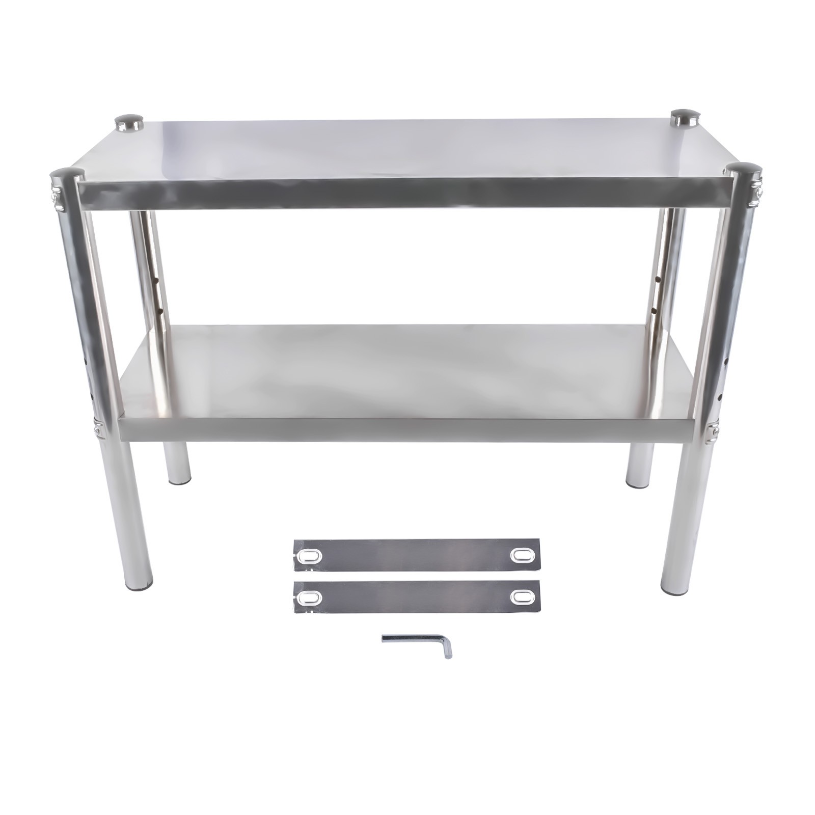 Double Overshelf Stainless Steel Double Tier 12x 30/48/60/72 Inch For Prep Table gallery