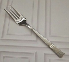 Gorham Stainless Salad Fork BALUSTER Japan Hammered Design Studios