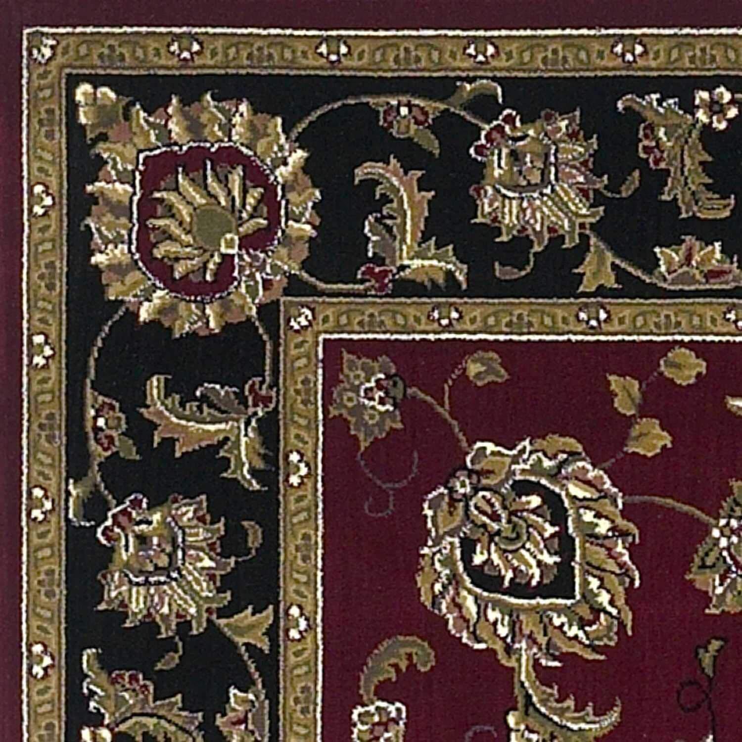 1' X 2' Red Or Black Medieval Inspired Area Rug gallery