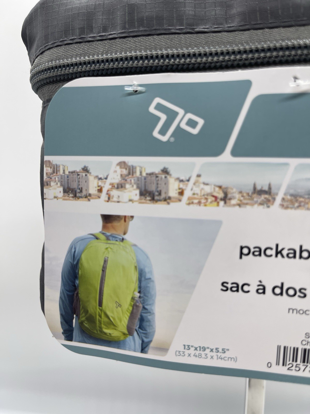Traveling Black Packable Backpack-Compact Foldable Travel Pack 3