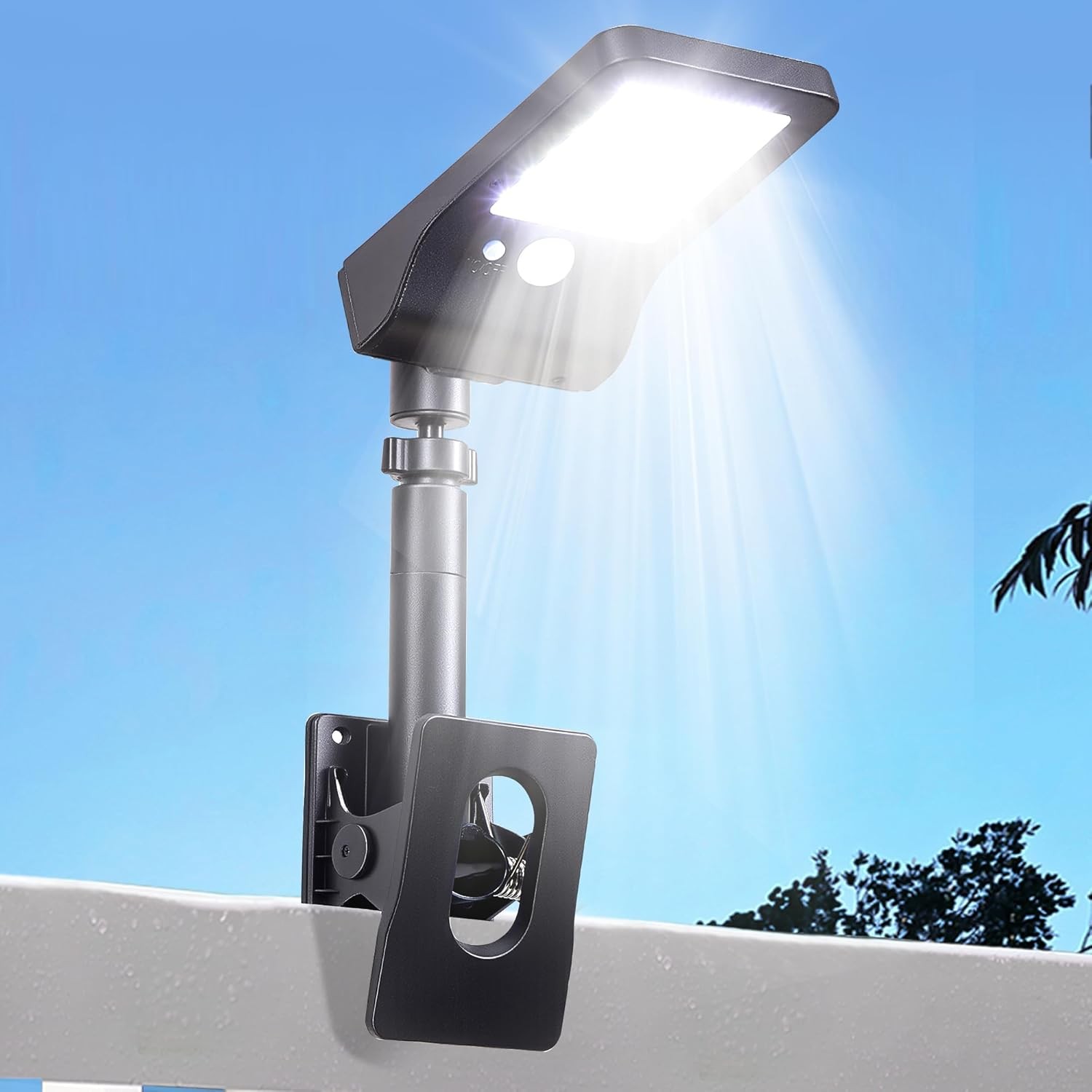 Clip On Solar Lights Outdoor Waterproof IP65, Motion Sensor Solar Fences Lights gallery