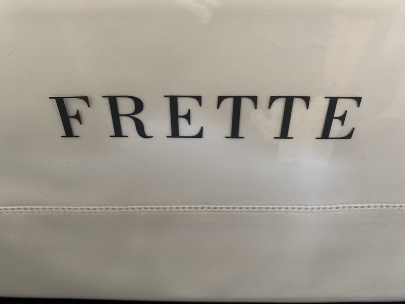 FRETTE LUXURY PERCALE KING 4 PC SHEET SET IVORY NEW WITH TAGS gallery