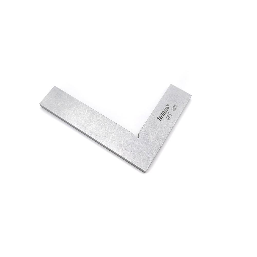 Taytools Stainless Steel Thick Flat Machinist Engineer Squares DIN 875/0 4" x 3" gallery