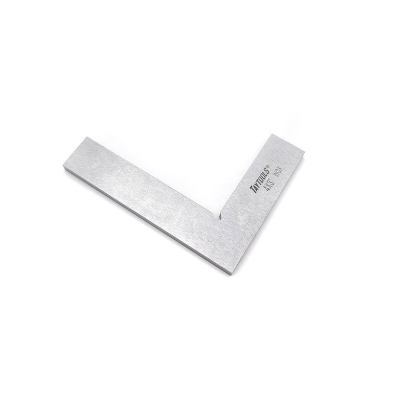 Taytools Stainless Steel Thick Flat Machinist Engineer Squares DIN 875/0 4" x 3" gallery