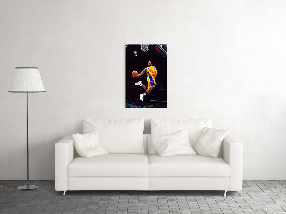 Kobe Bryant Dunks Basketball Sports Silk Print Wall Home Decor - POSTER 20x30 gallery