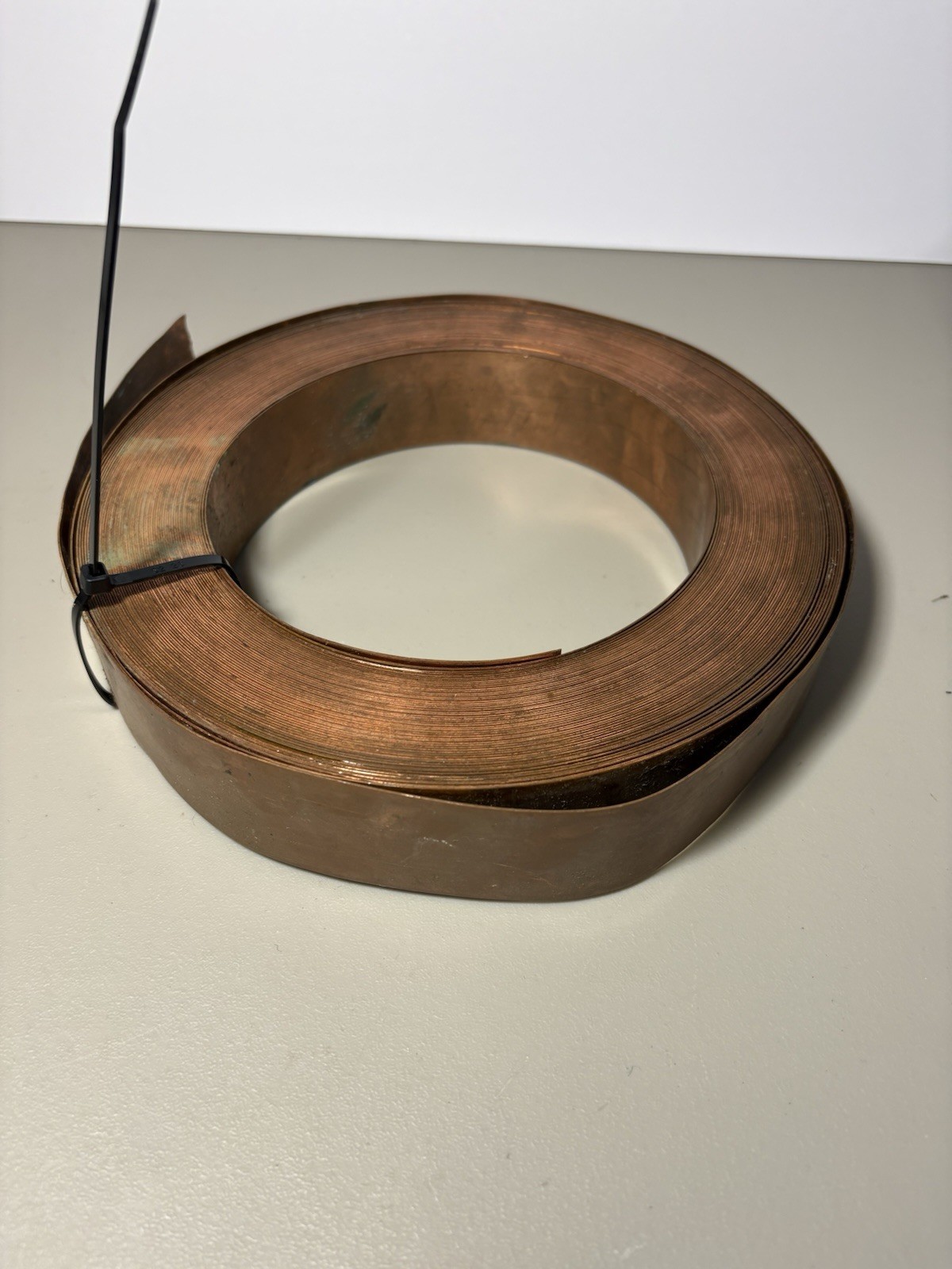 Huge Roll Copper Flashing Strip 1.5 Inch 1 1/2” - 16+ Pounds of Copper - L@@K!!! gallery