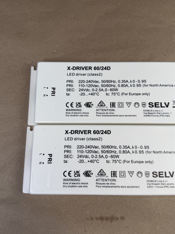 X-Driver 60/24D LED Driver (class 2) Domus Line Lot-2 Ships Fast! gallery
