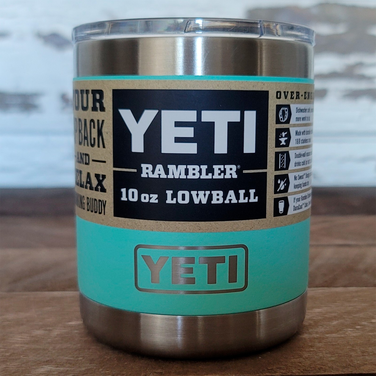 YETI® 10 Ounce Lowball - Authentic - Brand New - Seafoam - Original Sipper Lid gallery