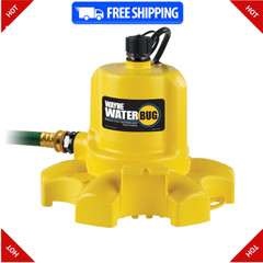 WAYNE WaterBUG 1/6 HP Pump–1350GPH Submersible Multi-Flo Water Removal &Transfer