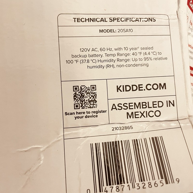Kidde Hardwired Interconnected Smoke Detector w/Photoelectric Sensor 4 Pack gallery