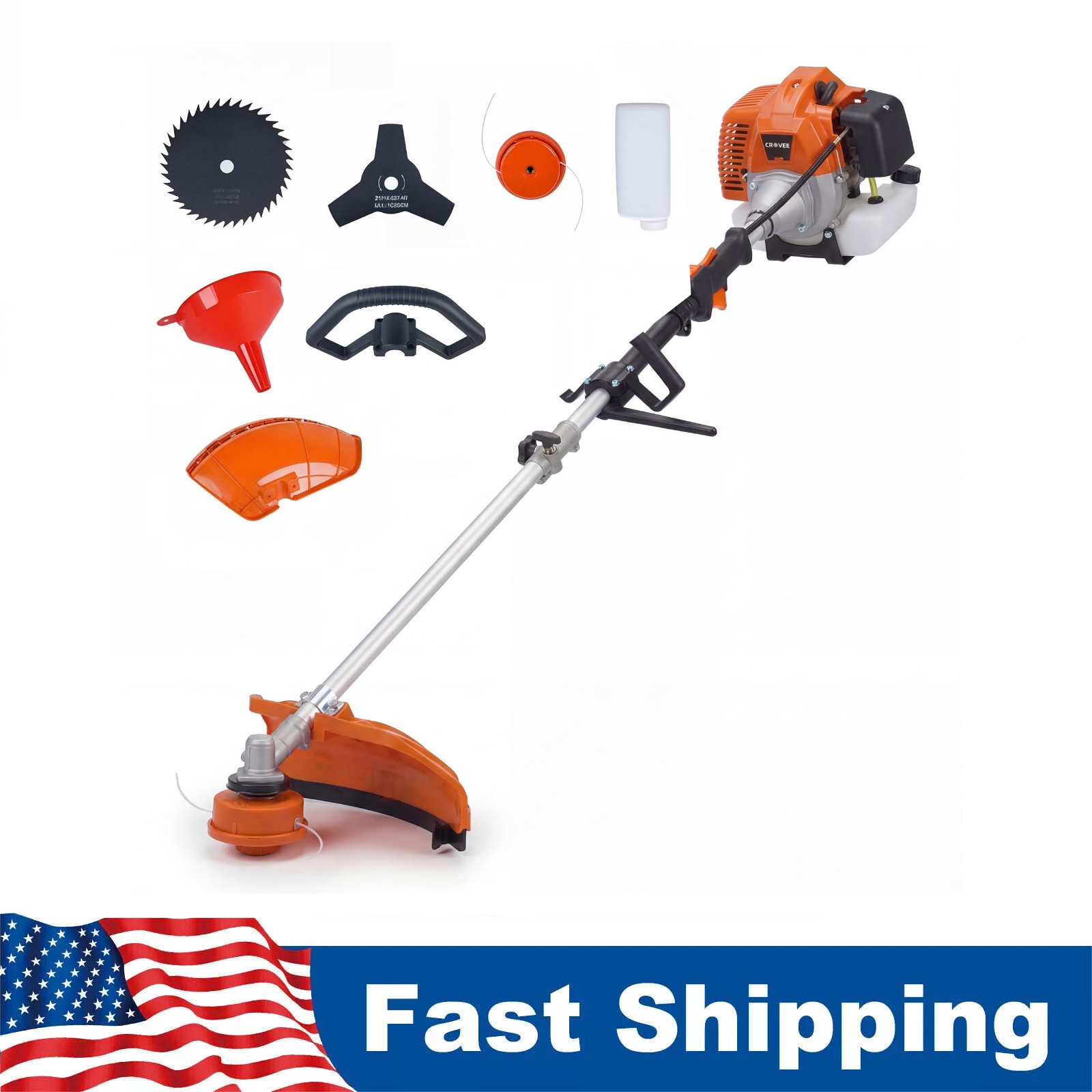43cc Weed Wacker Gas Powered,3 in 1 String Trimmer w/Shoulder Strap &Handle gallery