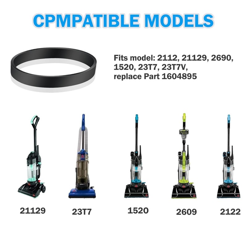 Belt For Bissell PowerForce Compact & EasyVac Lightweight 2037034 Vacuum Cleaner gallery