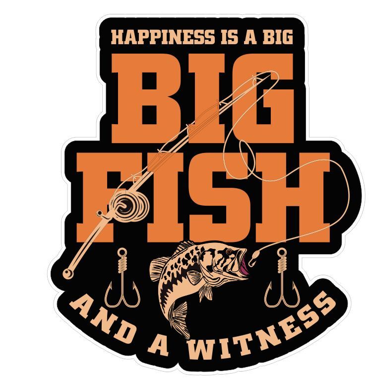 Fish Fishing Sticker Stickers A474 gallery
