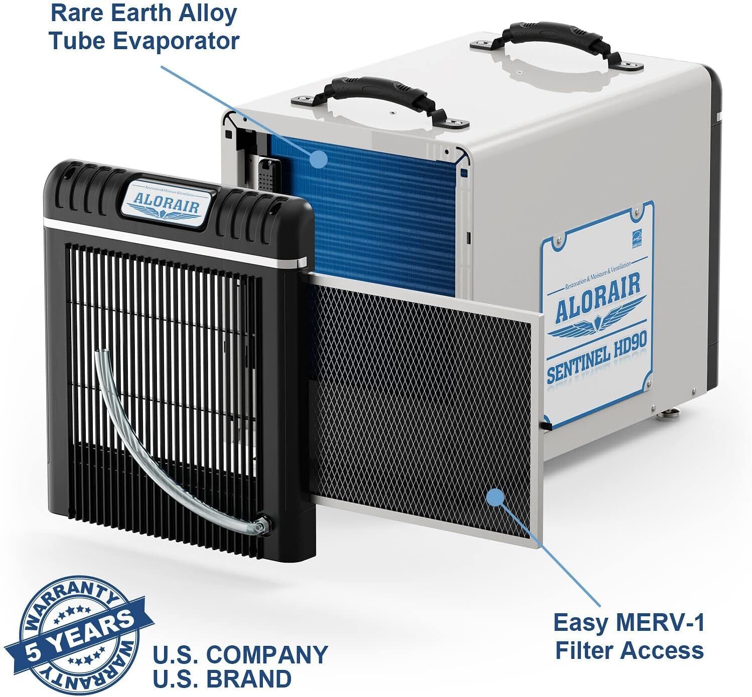Sentinel HD90 New AlorAir Basement/Crawl Space Dehumidifiers 198 Pint 90 PPD gallery