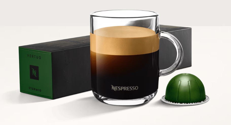 Best By October2026 Nespresso Vertuo Stormio TWO SLEEVES 10 Capsules each sleeve gallery