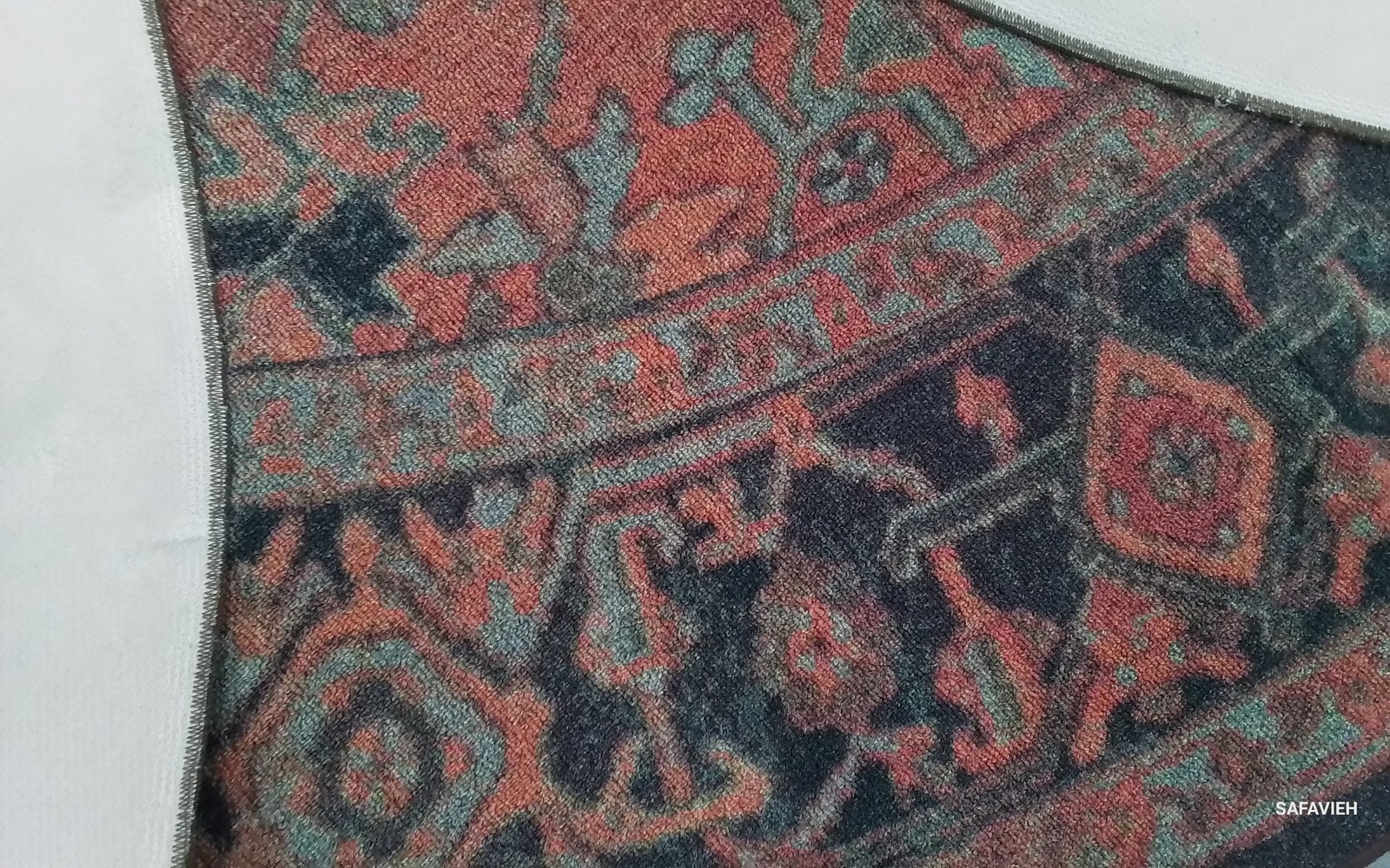 NAVY / RED 8'-0" x 8'-0" Back Stain Rug, Reduced Price 1172798398 JNY153M-8R gallery