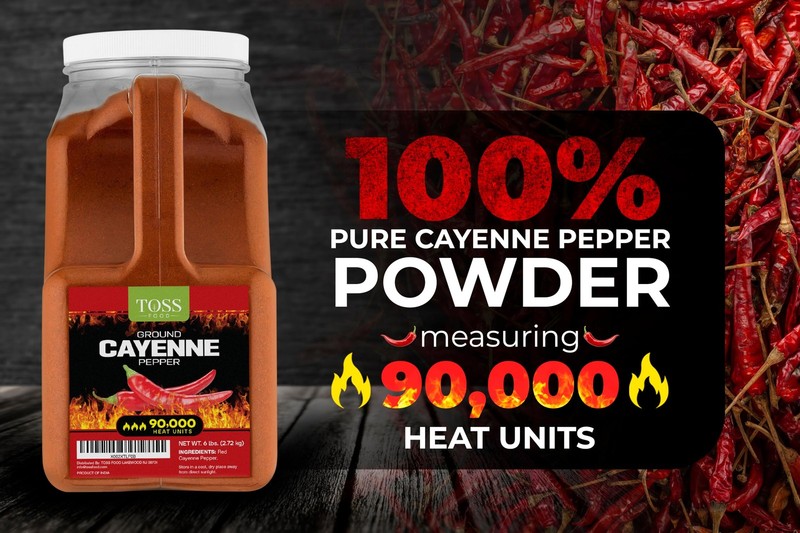 Extreme Hot Cayenne Pepper Powder Bulk 90,000 Heat Units 6 LB, Ground Cayenne.. gallery