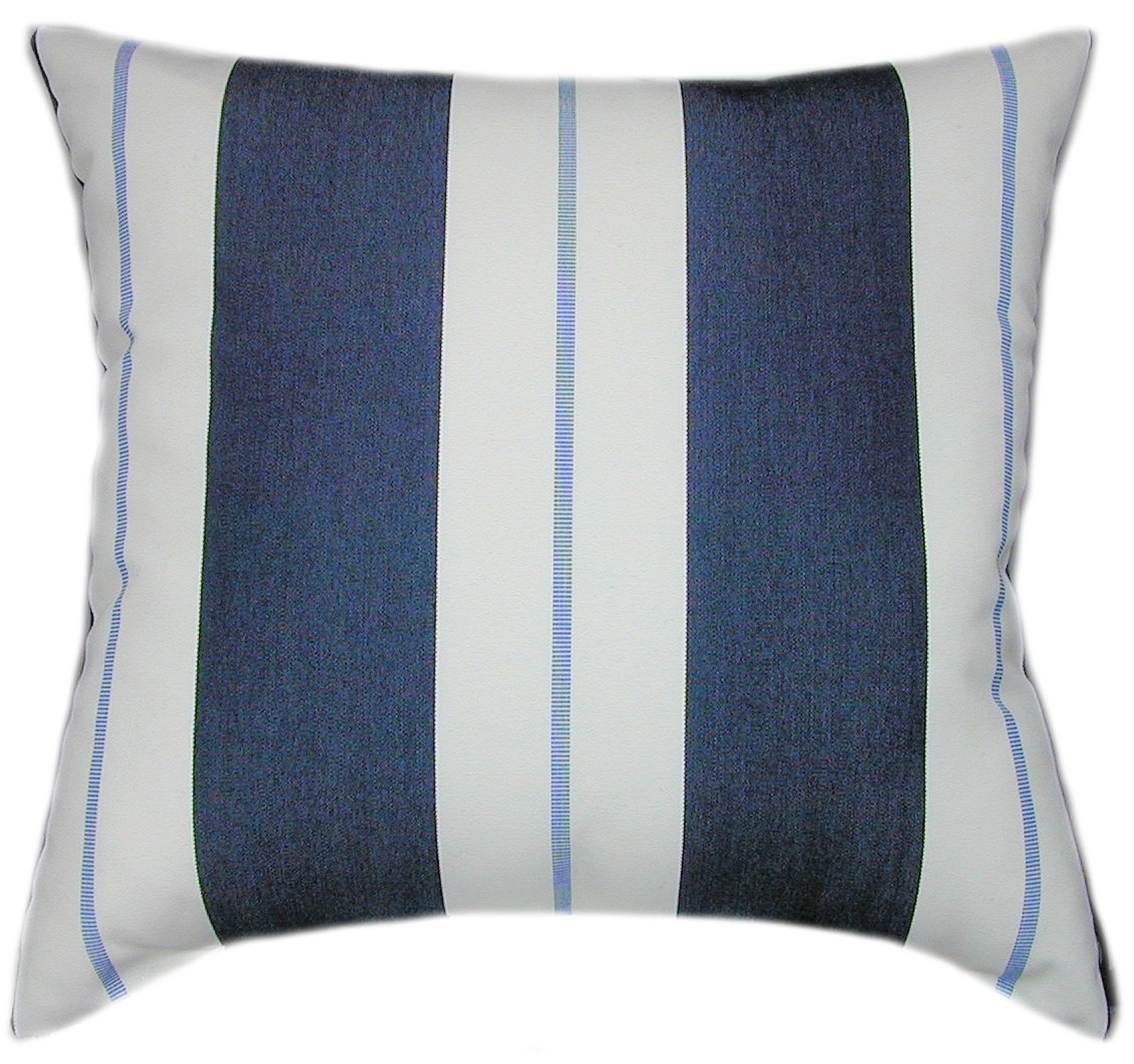 Sunbrella® Relate Harbor Striped Indoor/Outdoor Pillow: Harbor Blue USA gallery