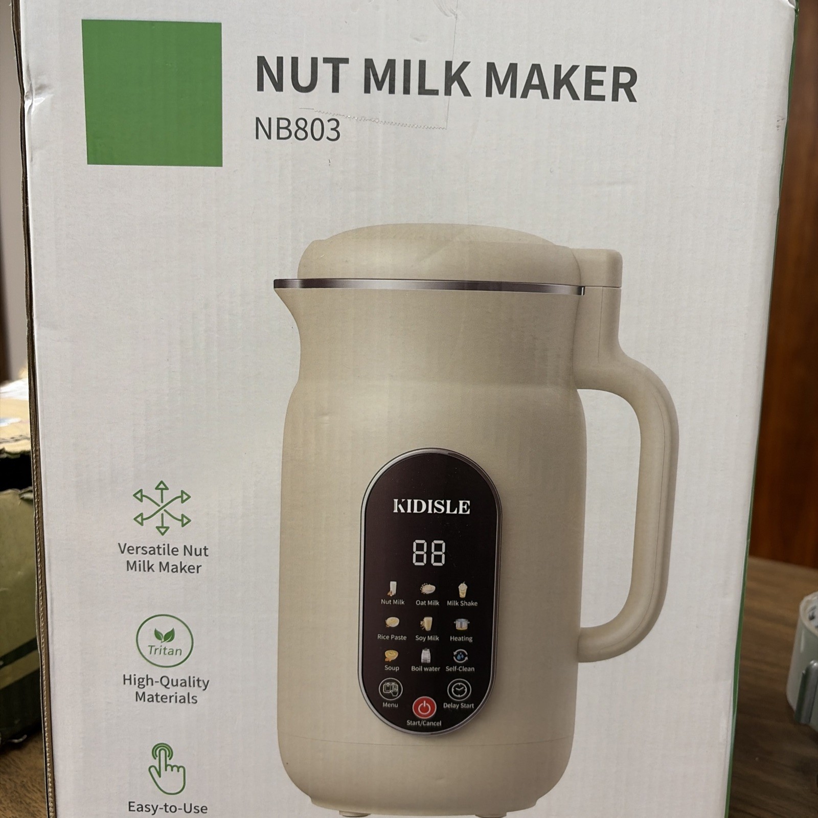 KIDISLE 51oz Nut Milk Maker Machine 10in1 Soup Maker with 140 deg Heating gallery