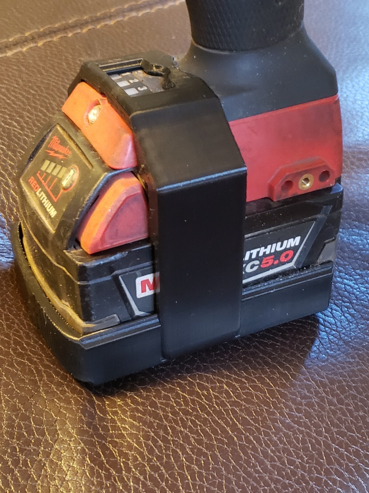 M18 High Torque Battery Strap/Hold Down For 5.0 AH Battery On 2767 (3D Printed) gallery