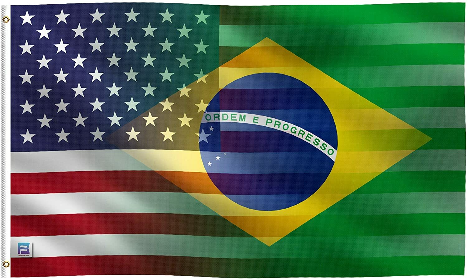 Brazil And Usa Flag Together gallery