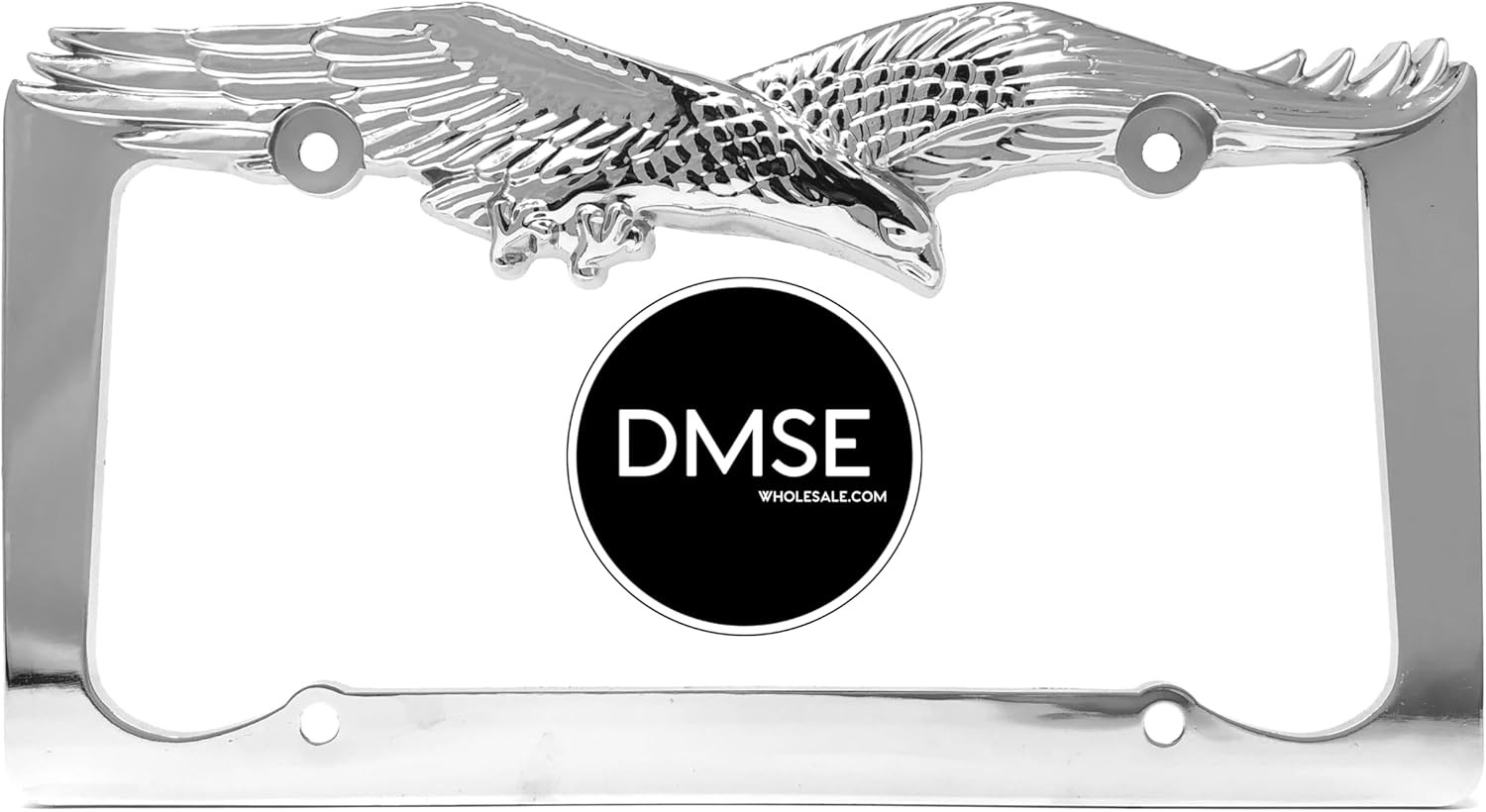 Universal Metal License Plate Frame Cool Decorative Design for An Color: Black gallery