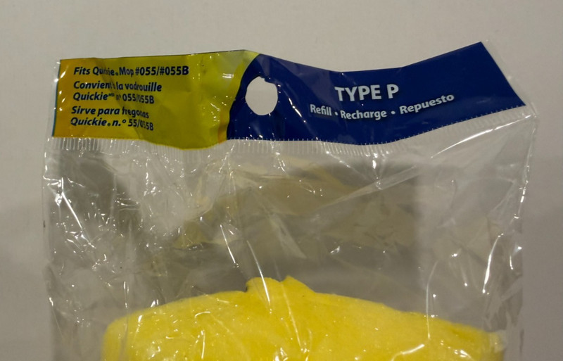 QUICKIE Type "P" Jumbo Roller Mop Refill - Fits #055/#055B New FREE SHIPPING gallery