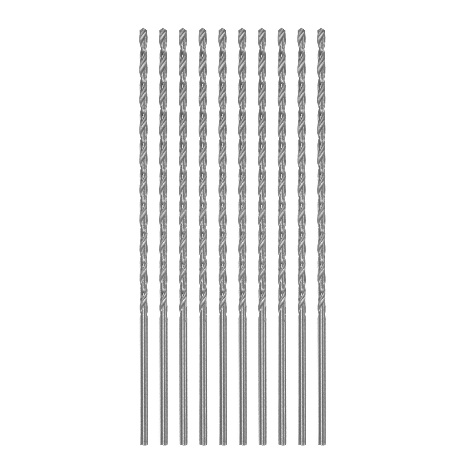 10Sets Extra Long Drill Bits 2mm HSS High Speed Steel Drill Bit 100mm Length gallery