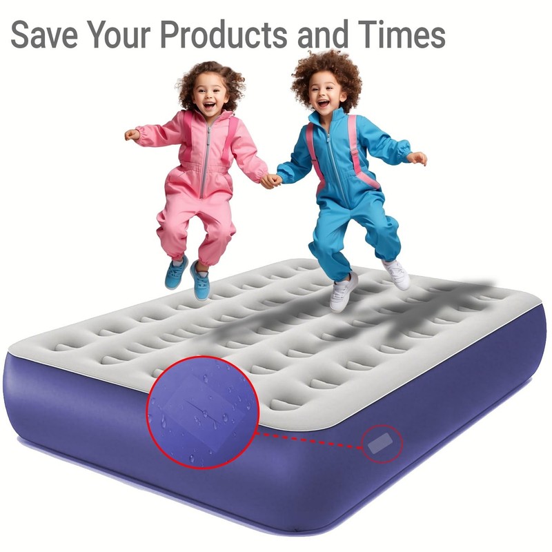 Pool Patch Repair Kit for Inflatables-Air Mattress 3in*3in*12P, Transparent gallery
