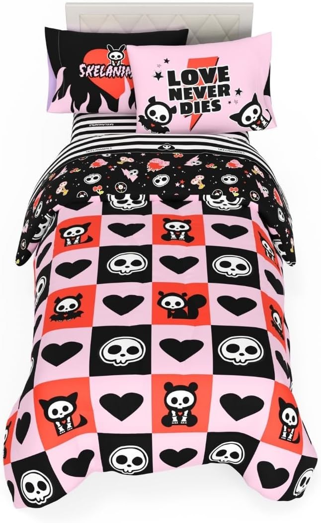 Skelanimals Spooky Kids Reversible Bed Set-AB0GC7Y427C4, AB0GC6KV7WF4 gallery