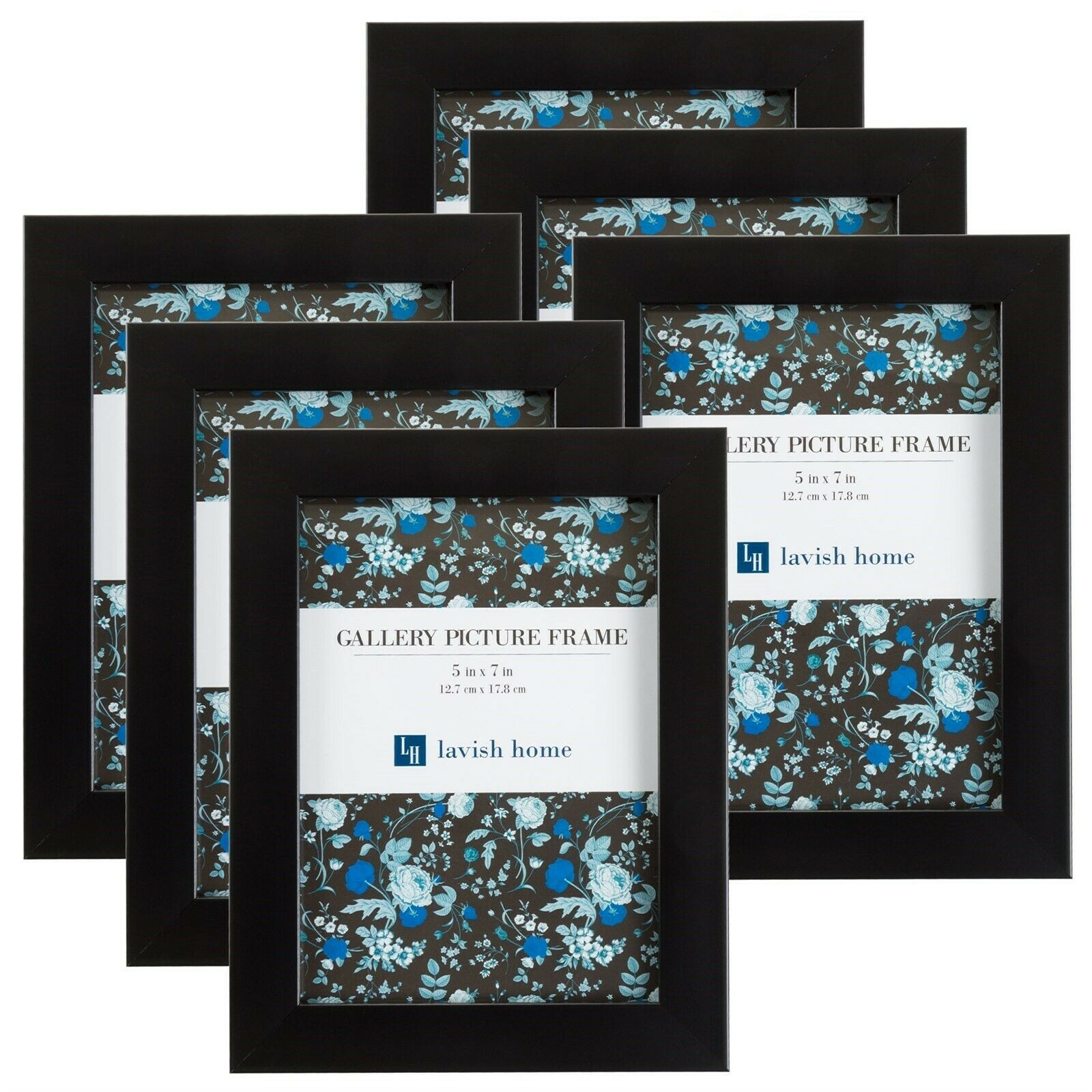 Picture Frame Set 5 x 7 In. Pack for Picture Gallery Wall with Stand Hanging gallery